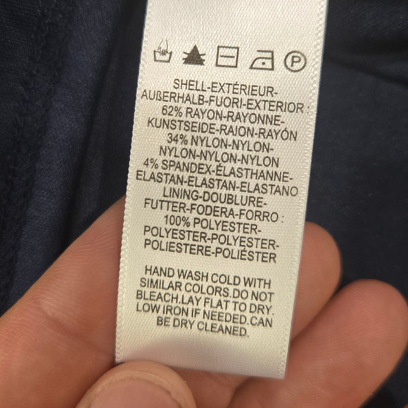 Dress the Population Navy Esperanza Sweetheart Balloon Sleeve Mini Dress Size Lg - Picture 10 of 13